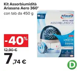Carrefour Kit Assorbiumidità Ariasana Aero 360° offerta