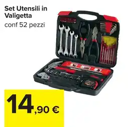 Carrefour Set Utensili in Valigetta offerta