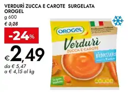 Bennet Verduri zucca e carote Orogel offerta