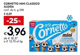 Bennet Cornetto mini classico Algida offerta