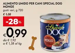 Bennet Alimento umido per cani Special Dog Monge offerta