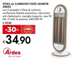Bennet Stufa al carbonio Tizzo Ardes offerta
