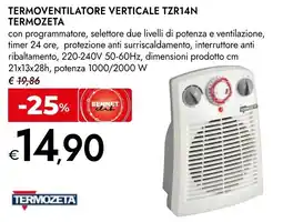 Bennet Termostato verticale TZR14N offerta