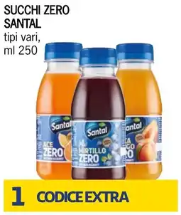 Bennet Succhi zero Santal offerta