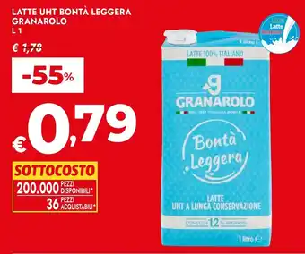 Latte UHT Bontà Leggera Granarolo