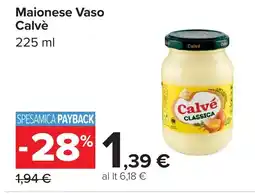 Carrefour Maionese Vaso Calvé offerta
