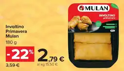 Carrefour Involtino Primavera Mulan offerta