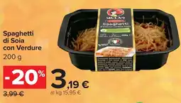 Carrefour Mulan Spaghetti di Soia con Verdure offerta