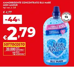 Bennet Ammorbidente concentrato blu mare Mon Amour offerta