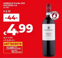 Bennet Nebbiolo d'Alba DOC Duchessa Lia offerta