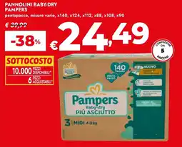 Bennet Pampers Baby-dry offerta