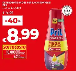 Bennet Detergente in gel per lavastoviglie Pril offerta