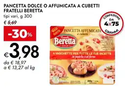 Bennet Pancetta affumicata a cubetti Fratelli Beretta offerta