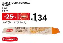Bennet Pasta sfoglia rotonda Bennet offerta