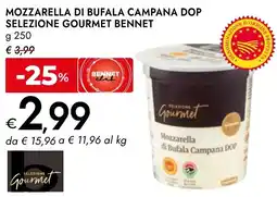 Bennet Mozzarella di Bufala Campana DOP Selezione Gourmet Bennet offerta