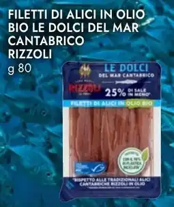 Bennet Filetti di alici in olio bio Rizzoli offerta