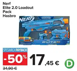 Carrefour Nerf Elite 2.0 Loadout Pack Hasbro offerta