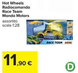 Carrefour Hot Wheels Radiocomando Race Team Mondo Motors offerta