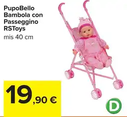 Carrefour PupoBello Bambola con Passeggino offerta