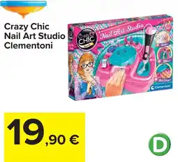 Carrefour Crazy Chic Nail Art Studio Clementoni offerta