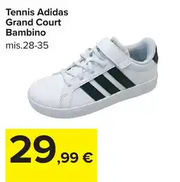 Carrefour Tennis Adidas Grand Court Bambino offerta