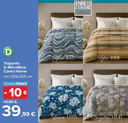 Carrefour Trapunta in Microfibra Coveri Home offerta