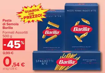 Pasta di Semola Barilla