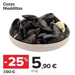 Carrefour Cozze Nieddittas offerta