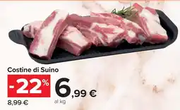 Carrefour Market Costine di Suino offerta