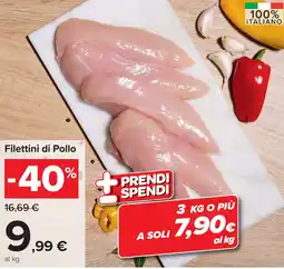 Carrefour Market Filettini di Pollo offerta