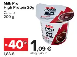 Carrefour Market Milk Pro High Protein Cacao offerta