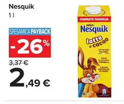 Carrefour Market Nesquik latte e cacao offerta
