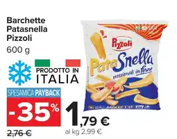 Carrefour Market Barchette Patasnella Pizzoli offerta
