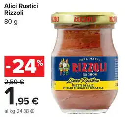 Carrefour Market Alici Rustici Rizzoli offerta
