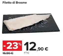 Carrefour Market Filetto di Brosme offerta