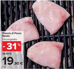 Carrefour Market Trancio di Pesce Spada offerta