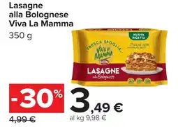 Carrefour Lasagne alla Bolognese Viva La Mamma offerta