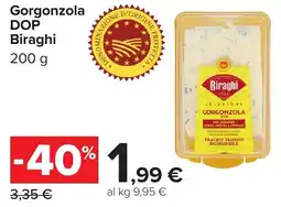 Carrefour Gorgonzola DOP Biraghi offerta