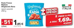 Carrefour Sfogliavelo Rana Pasta Fresca Ripièna offerta