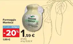 Carrefour Formaggio Manteca PianodellaSpina offerta