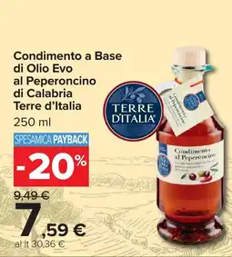 Carrefour Condimento al Peperoncino Terre d'Italia offerta