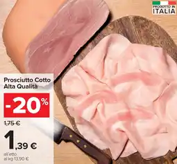 Carrefour Market Prosciutto Cotto Alta Qualità offerta