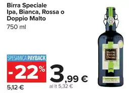Carrefour Birra Speciale Mastri Birrai Umbri offerta