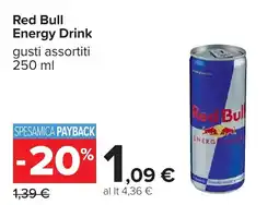 Carrefour Red Bull Energy Drink offerta