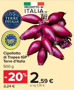 Carrefour Market Cipollotto di Tropea IGP Terre d'Italia offerta