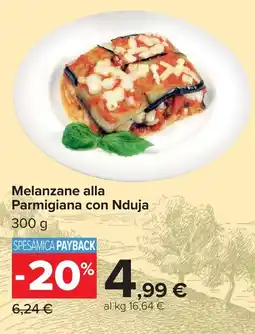 Carrefour Market Melanzane alla Parmigiana con Nduja offerta