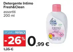 Carrefour Detergente Intimo Fresh&Clean offerta