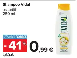 Carrefour Shampoo Vidal offerta