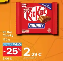 Carrefour Kit Kat Chunky offerta