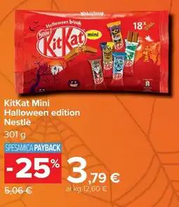 Carrefour KitKat Mini Halloween edition Nestlé offerta